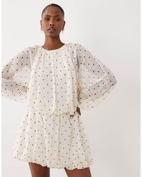 Gina Tricot - Chiffon Mini Dress Dress - Lyst