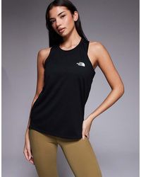 The North Face - Top Deportivo Negro Sin Mangas Flex De - Lyst