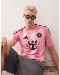 adidas Originals - Adidas Football Inter Miami Home Jersey - Lyst