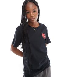 Converse - Camiseta negra con estampado trasero - Lyst