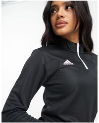 adidas Originals Colorado 1/4 Zip Sweatshirt in Black | Lyst UK