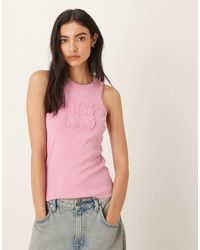 JJXX - Patch Ribbed Vest - Lyst