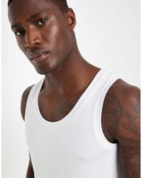 Panos Emporio - Bamboo Cotton Tank Top - Lyst