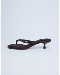 TOPSHOP - Axel Toe Thong Mid Heel Sandal - Lyst
