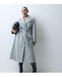 Forever New - Wool Feel Belted Structured Coat - Lyst