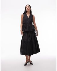 ARKET - Co-ord Cotton Rich Bubble Hem Maxi Skirt - Lyst