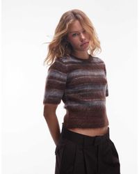 & Other Stories - Mohair Wool Blend Hairy Knitted Top - Lyst