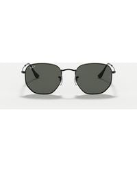 Ray-Ban - Hexagonal Flat Lenses Irregular Polarised Sunglasses With Lens - Lyst