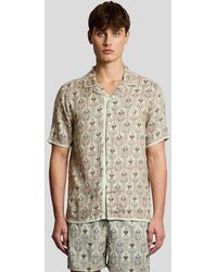 Lyle & Scott - Ss Woven Shirts Botanical Shirt - Lyst