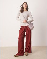 Abercrombie & Fitch - Slash Neck Long Sleeve Button Detail Top - Lyst