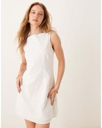 Gina Tricot - Summer Eyelet A Line Mini Dress - Lyst