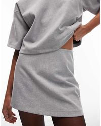 ASOS - Co-Ord Brushed A-Line Skort - Lyst