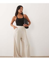 Miss Selfridge - Tailored Linen Look Palazzo Pants - Lyst