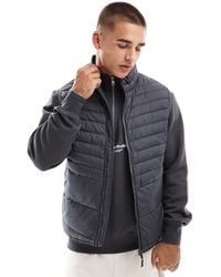 Jack & Jones - – verstaubare, wattierte weste - Lyst