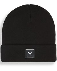 PUMA - Wardrobe Essentials High Crown Beanie - Lyst