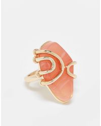 ASOS - Asos design curve – er ring mit stein - Lyst