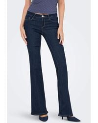 ONLY - Retro Flared Fit Jeans - Lyst