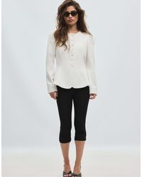 Stradivarius - Blazer mit schößchen - Lyst
