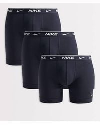 Nike - Everyday Cotton Stretch 3 Pack Long Boxer Brief - Lyst