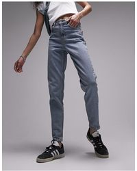 TOPSHOP - Premium Original Mom Jeans - Lyst