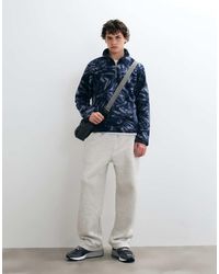 Jack & Jones - Teddy Half Zip Fleece - Lyst