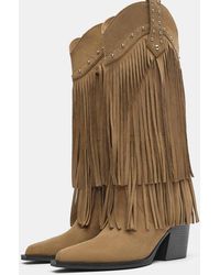 Pull&Bear - – cowboy-stiefel - Lyst