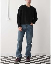 Dr. Denim - Vaqueros De Pernera Recta Y Corte Estándar Con Lavado Medio Envejecido Dash De -Azul - Lyst