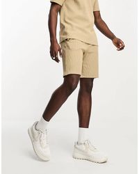 Only & Sons - Co-ord Ribbed Jersey Short - Lyst