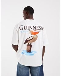 ASOS - Oversized Tee With Guinness Print - Lyst