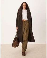 Threadbare - Maxi Borg Coat - Lyst