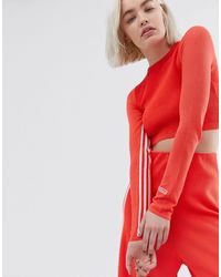 Corto manga larga de Camisetas y Tops para Mujer de adidas | FASHIOLA.es