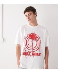 Collusion - Printed T-Shirt With Front And Back Graphic - Lyst