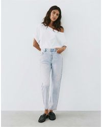 Pull&Bear - Petite – mom-jeans - Lyst