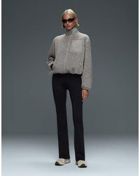 Oysho - Super High Rise Comfortlux 80Cm Flare Trousers - Lyst