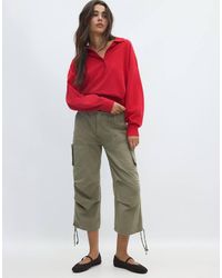 Stradivarius - Polo Collar Knit Sweater - Lyst