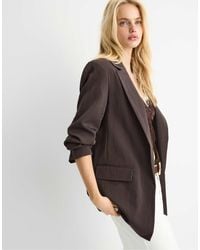 Stradivarius - – rustikaler basic-blazer - Lyst
