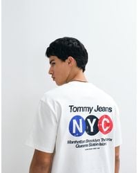 Tommy Hilfiger - Subway Logo Back Graphic Relaxed Fit T-shirt - Lyst