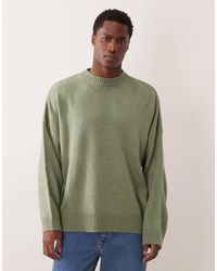 ASOS - Pull coupe carrée ultra oversize en maille avec col ras - Lyst