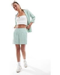 Vero Moda - Linen Touch Pleat Front Shorts Co-ord - Lyst