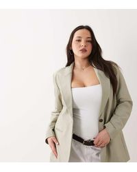 ASOS - Curve Tailored Relaxed Blazer - Lyst