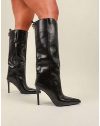 SIMMI - Salma Knee High Heeled Boots - Lyst