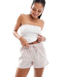 Superdry - Cotton Stripe Elasticated Boxer-Style Shorts - Lyst