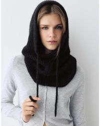 Pull&Bear - Gerippte strick-balaclava - Lyst