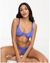 ASOS - Fuller Bust Alexis Lace Underwire Bra With Picot Trim - Lyst