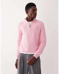 Polo Ralph Lauren - Icon Logo Half Zip Up Jumper - Lyst