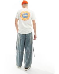 Santa Cruz - T-shirt grigia con stampa "slime balls" - Lyst