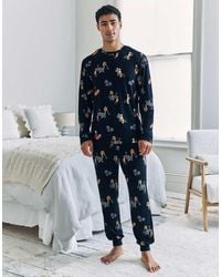 Chelsea Peers - Padel Tennis Tiger Print Long Pyjama Set - Lyst