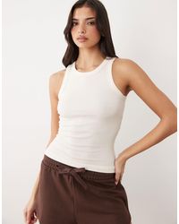 Gina Tricot - Rich Cotton Basic Rib Tank - Lyst