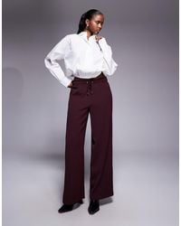 River Island - Side Striped Wide Leg jogger - Lyst