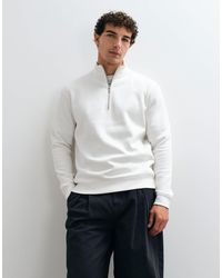 ASOS - Essentials Regular Quarter Zip Sweatshirt - Lyst